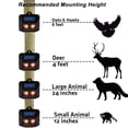 thumbnail image 3 of Solar Powered Animal Repeller, Predator Eye Animal Deterrent Devices, Coyote Skunk Raccoon Deer Repellent for Chicken Garbage Can Farm Yard Protection, 3 of 9