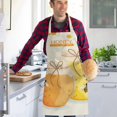 thumbnail image 1 of WIFKLSIIPG Festival Printed Linen Sleeveless Apron Kitchen Oil and Stain Sleeveless Cover Kitchen Apron, 1 of 8