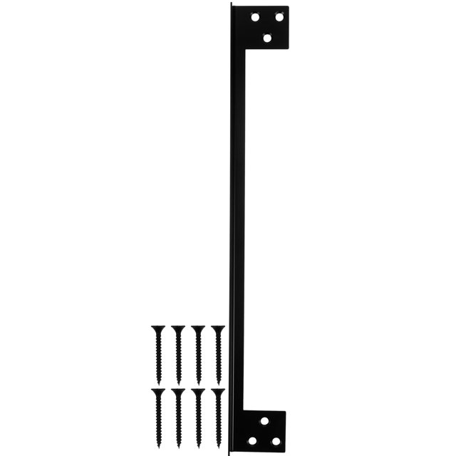 OULII 1Set Door Latch Shield Plate Reinforcement for Outswing Door Locks 11.00X1.38X0.39in