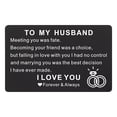 thumbnail image 1 of Engraved Metal Greeting Card Postcard Business Card Wallet Clip Card, 1 of 1
