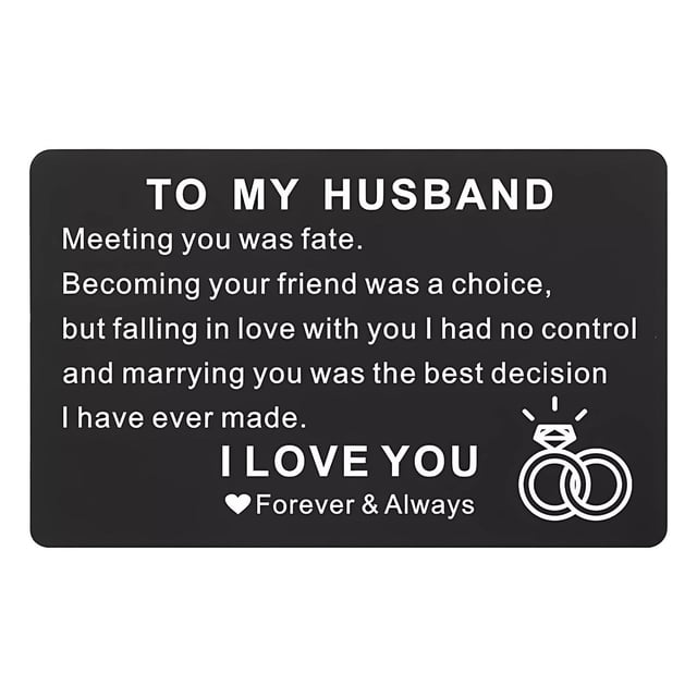 Engraved Metal Greeting Card Postcard Business Card Wallet Clip Card