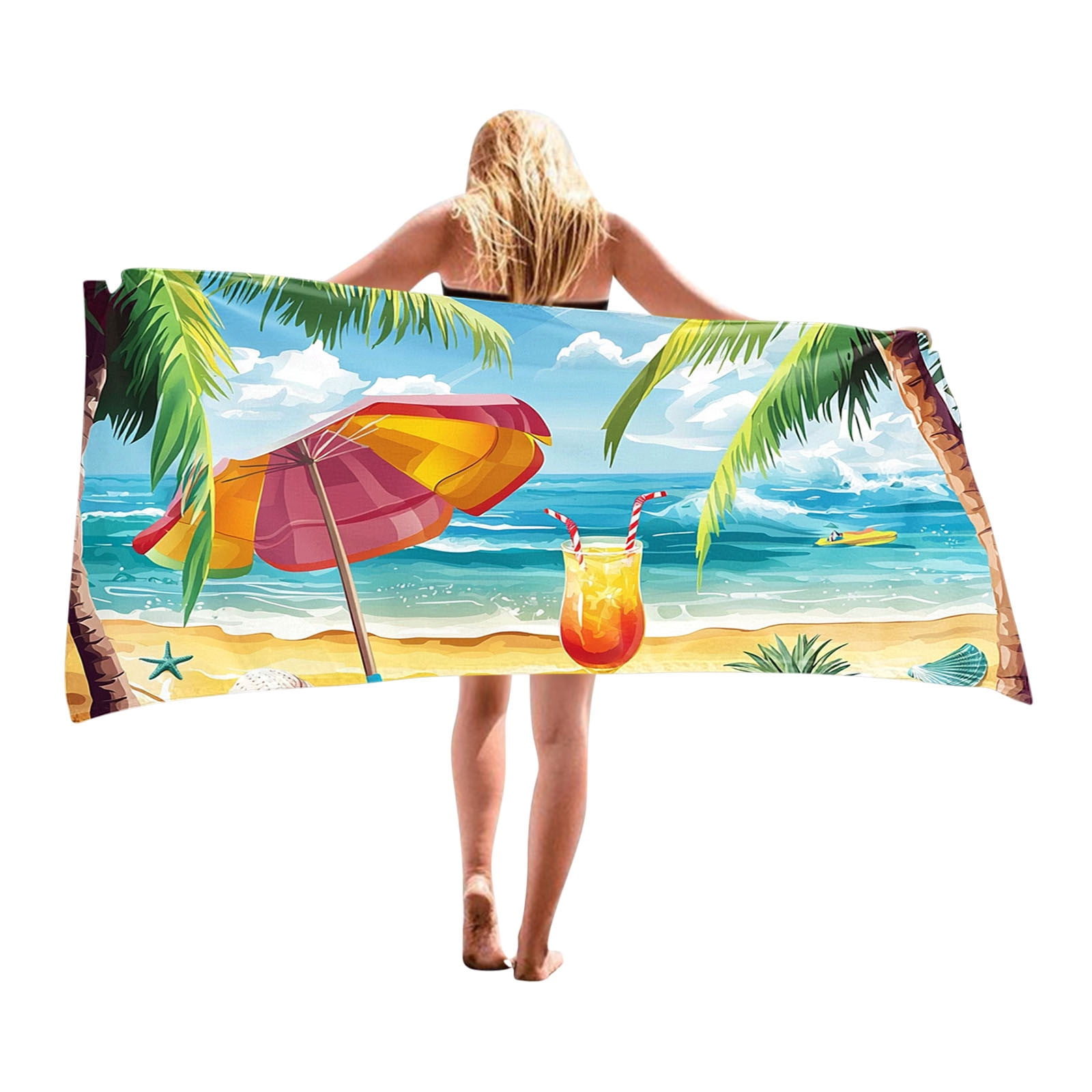 Towel Robe for Women Beach Towels for Women Womens Printing Sleeveless Nightgowns Pajamas Robes Bathrobe Beach Towel Sleeveless Nightgowns for Women Beach Robes for Women