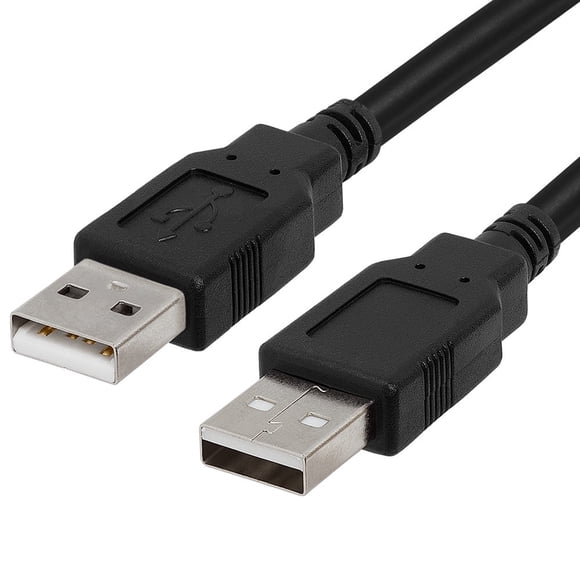 CHUANK - USB Cable 3ft A to A Male High-Speed 480 Mbps Cable Data Transfer Hard Drive Enclosures Modems Printers Cameras
