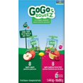 thumbnail image 4 of GoGo squeeZ Fruit Sauce Variety Pack, Apple Apple (8), Apple Raspberry Lemon Twist (8), No Sugar Added. 90g per pouch, 16 Pouches, 4 of 6