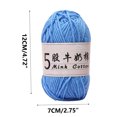 thumbnail image 3 of Birdeem 5 Strands Milk Cotton Doll Crochet Diy Knitting Thread Baby Sweater Wool Ball, 3 of 6