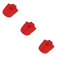 thumbnail image 1 of QualitChoice Simple Design Solid Color False Collar Formal Fashion Chiffon Fake Half Shirt Decorative Detachable Lapel Clothing Decor Red Point 3PCS, 1 of 6