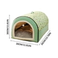 thumbnail image 3 of Dog Bed House Ways To Use Indoor Dog House For Cats And Small Dogs With Mat Removable And Washable Cover House And Non-Slip Bottom, 3 of 4