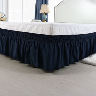 suxuMhao Bed Skirts,Twin Bed Skirt 15in,Ruffled Bed Skirt for Bedroom,Soft Microfiber-Cotton Blend Bed Skirt,Pink Bed Skirt, Easy Fit Dust Ruffle,1 Piece Twin Size Bed Skirt for Home