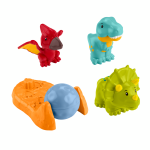 Fisher-Price Little People Friendly Dinosaur Figure Pack Toddler Toy, 4 Pieces - Walmart Exclusive