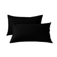 thumbnail image 2 of Staron Cooling Pillow Cases Queen Size Set of 2, Soft Brushed Microfiber Breathable Cooling Pillow Case for Hot Sleepers with Envelope Closure, Black Pillow Cases, 2 of 6