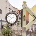 thumbnail image 1 of CHUANK Sales Outdoor Garden Retro Clock Waterproof Temperature Measurement Hygrometer 12 Inches Outdoor, 1 of 2