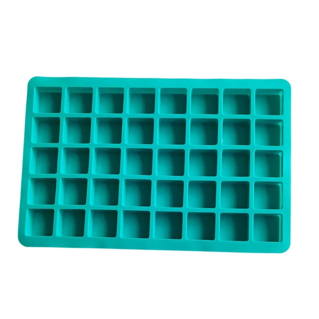40 - Cube Carré en Silicone pour Cuisson de Glace, Gelée, Savon et Gâteau