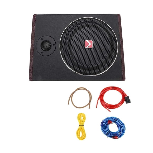 600W Car Ultra-thin Subwoofer Active Under Seat Speaker Stereo Power HIFI Amplifier Car Speaker Stereo Speaker Amplifier ,High Sound