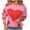 Hot Pink 1, variant on BLVB Women's Cute Heart Sweater Love Print Valentine Knitted Top Casual Crewneck Long Sleeve Sweaters Pullover Tops