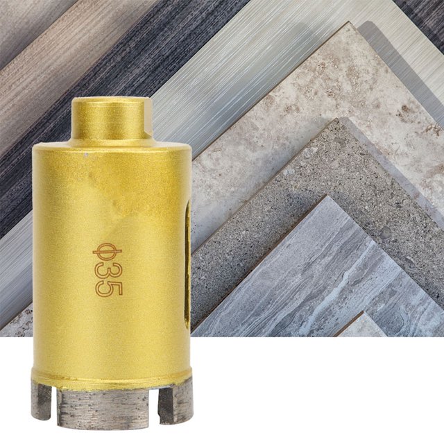 Drill Bit, Neat Durable Hole Saw Tool, For Marble Stone Vitrified Tile Ceramic Tile 35mm