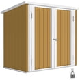 thumbnail image 1 of Outsunny 5' x 3' Metal Garden Storage Shed Tool House with Double Doors, 1 of 10