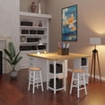 thumbnail image 3 of Huxton 2Pc Counter Stool Set, 3 of 9