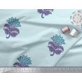thumbnail image 3 of Soimoi Rayon Fabric Leaves & Floral Block Decor Fabric Printed Yard 56 Inch Wide, 3 of 3