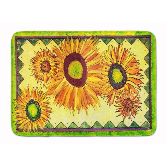 Carolines Treasures 8060RUG Fleur Tournesol Machine Lavable Mémoire Mousse Tapis