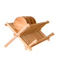 thumbnail image 4 of Kozy Kitchen Dish Drying Rack Bamboo Dish Rack Plate Rack collapsible Dish Drainer, Foldable Dish Drying Rack Wooden Plate Rack Made of 100% Natural Bamboo (Natural Bamboo- Natural Bamboo- F, 4 of 4
