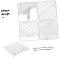 thumbnail image 4 of Square Aquarium Under Gravel Fish Tank Bottom Filtration Plate Filter System White Without Nozzle, 4 of 9