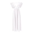 thumbnail image 4 of Ketyyh-chn99 Robe à Paillettes pour Femmes Robe de Mariage Robe Longue Formelle Maxi Grande Taille Robes Maxi de Fête Robe Élégante Blanc,G, 4 of 5