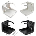 thumbnail image 4 of Maoww Folding Cup Holder Universal Stable Bottle Bracket Vehicle RV Marine Boat Drinks Rack Modified Component Organization Fittings Black Gear Adjustment, 4 of 9