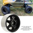 thumbnail image 3 of 4Pcs Metal  Hub Wheel Rims Performance Improvement, Suitable For Vehicles With 1.9 Inch Tire Skins, 3 of 8