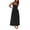 Black, variant on Holiday Saving! HVOBTTY Women's Sleeveless Party Dress, Women's Stylish Temperament Wide Strap Sleeveless Dress Black, L
