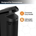 thumbnail image 3 of Lasko Chauffage d'Appoint en Céramique 1500 Watts, Portable avec Thermostat, Noir, 3 of 12