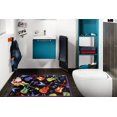thumbnail image 2 of Tapis rectangle amusant pour enfant guitares multicolore nylon, 2 of 2