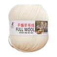 thumbnail image 1 of Birdeem Mercerized Super Soft Wool Yarn Medium Thick Hand Knit Sweater Pants Coat Yarn Diy Scarf Yarn, 1 of 5