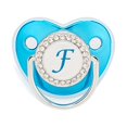 thumbnail image 1 of XZNGL Pacifier Clips Baby Girl Baby Pacifier 26 Letter Name Initials Clip Silicone Baby Pacifier Golden Shiny Newborn Pacifier Silicone Pacifier Clip, 1 of 3