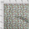 thumbnail image 1 of oneOone Polyester Lycra Fabric Leaves & Floral Block Print Fabric By Yard 56 Inch Wide, 1 of 4