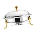 thumbnail image 4 of GUOOL Chafing Dish Buffet Set Food Warmer Buffet Warmer for Catering Party Chafing without handle, 4 of 9