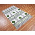 thumbnail image 2 of Casavani Block Printed Green Rug For Living Room 4'x6' Moroccan Cotton Area Rugs, 2 of 6