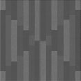 thumbnail image 1 of Ahgly Company Tapis d'Intérieur Lavable à la Machine, Carré, Transitionnel, Noir, Tapis de Zone, 6 Pieds Carré, 1 of 7