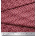 thumbnail image 2 of Soimoi Modal Satin Fabric Geometric Small Print Fabric by The Yard 42 Inch Wide, 2 of 3