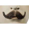 thumbnail image 1 of Lacey Wigs LW428MCBN Small English M10 Synthetic Mustache, Medium Chestnut Brown 6, 1 of 1