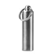 thumbnail image 2 of Stainless Steel Pill Holder Keychain, Compact Waterproof Medicine Container for Traveling Emergency, CNC Precision Machining, and Smooth  Finish, 2 of 7
