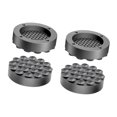 thumbnail image 2 of Lipstore 4 Pieces Anti Vibration Pads for Washing Machine Base Washer Dryer Pedestals Grey, 2 of 8
