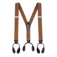 thumbnail image 1 of "Buyless Fashion Bretelles à Bout Fermé pour Hommes - Sangles Ajustables de 48 Pouces" 1 1/4 Pouces" - Forme en Y", 1 of 7