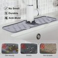 thumbnail image 3 of Silicone Faucet Handle Drip Catcher Tray, Kitchen Guard For Faucet, Silicone Sink Faucet Mat For Kitchen Bathroom, 3 of 4