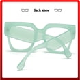 thumbnail image 4 of Glasses Fashion Oversized Blue Light Blocking Eyewear for Computer Screens with Big Square Frames for Work and Everyday Use, 4 of 6