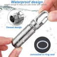 thumbnail image 4 of Keychain Tablet Holder Medicine Bottle Pillbox Portable Waterproof Warehouse Hanging Button Case, 4 of 7