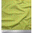 thumbnail image 1 of Soimoi Polyester Crepe Fabric French Horn Musical Instrument Print Fabric by The Yard 42 Inch Wide, 1 of 3