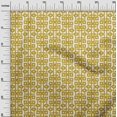 thumbnail image 3 of oneOone Rayon Lime Green Fabric Geometric Sewing Craft Projects Fabric Prints By Yard 56 Inch Wide, 3 of 5