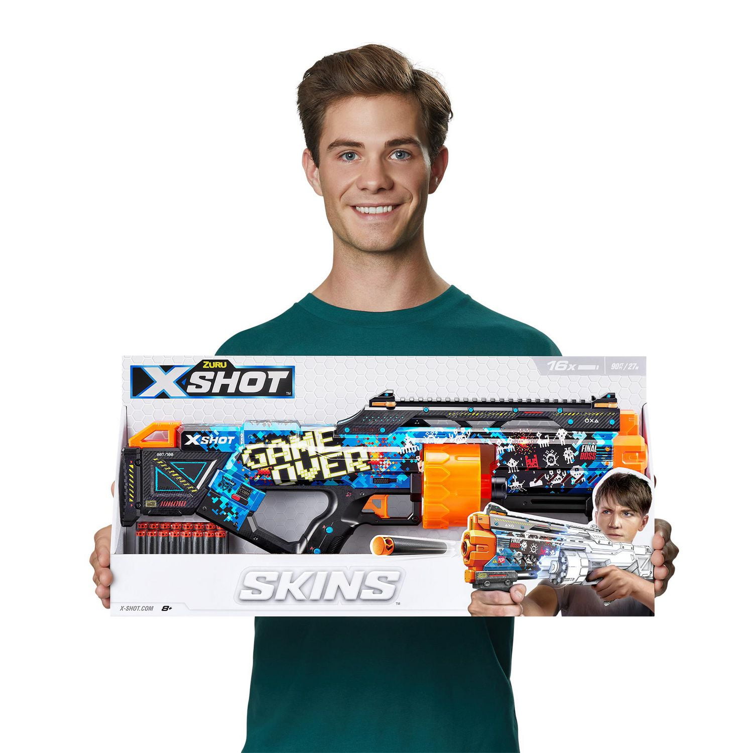 X-Shot Skins Last Stand Dart Blaster (16 Darts) - Walmart.ca