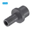 thumbnail image 3 of Unique Bargains UPVC Reducer Pipe Fitting 20mm OD 13mm Barbed, 10 Pack Straight Coupling Adapter Connector, Grey, 3 of 5