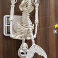 thumbnail image 4 of Aihimol Halloween Mermaid Skeleton 38.6" Simulation Skeleton Decoration Haunted House Holiday Scene Props, 4 of 7